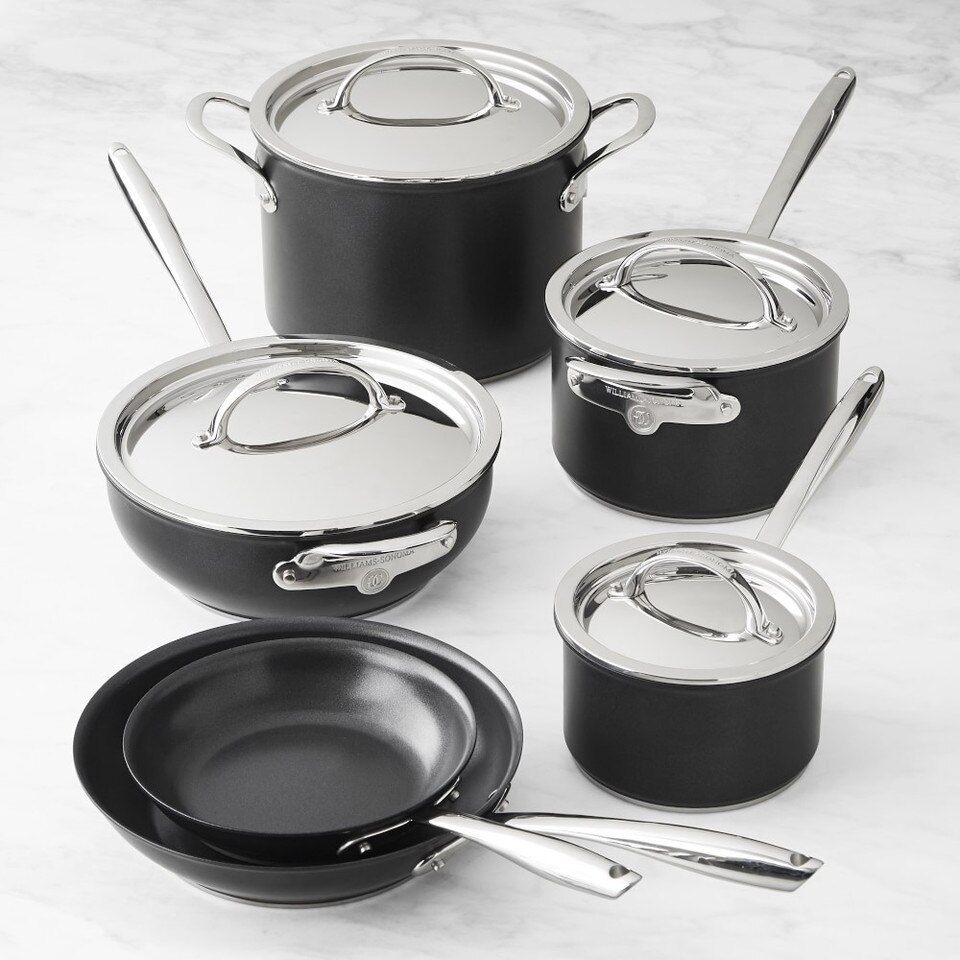 Williams Sonoma ThermoClad™ Induction Nonstick 10Piece Cookware Set